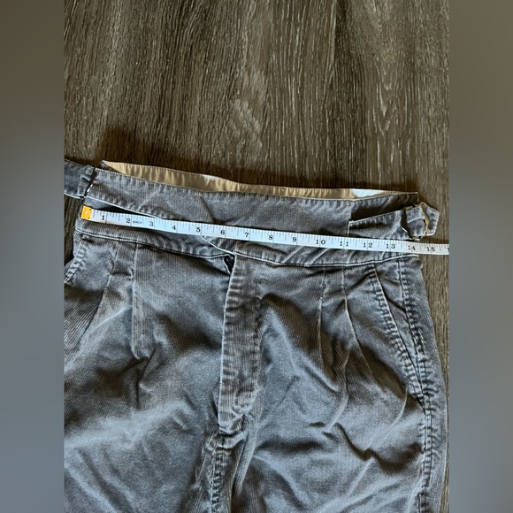 Bassike gray corduroy pants size 0 - Picture 6 of 7